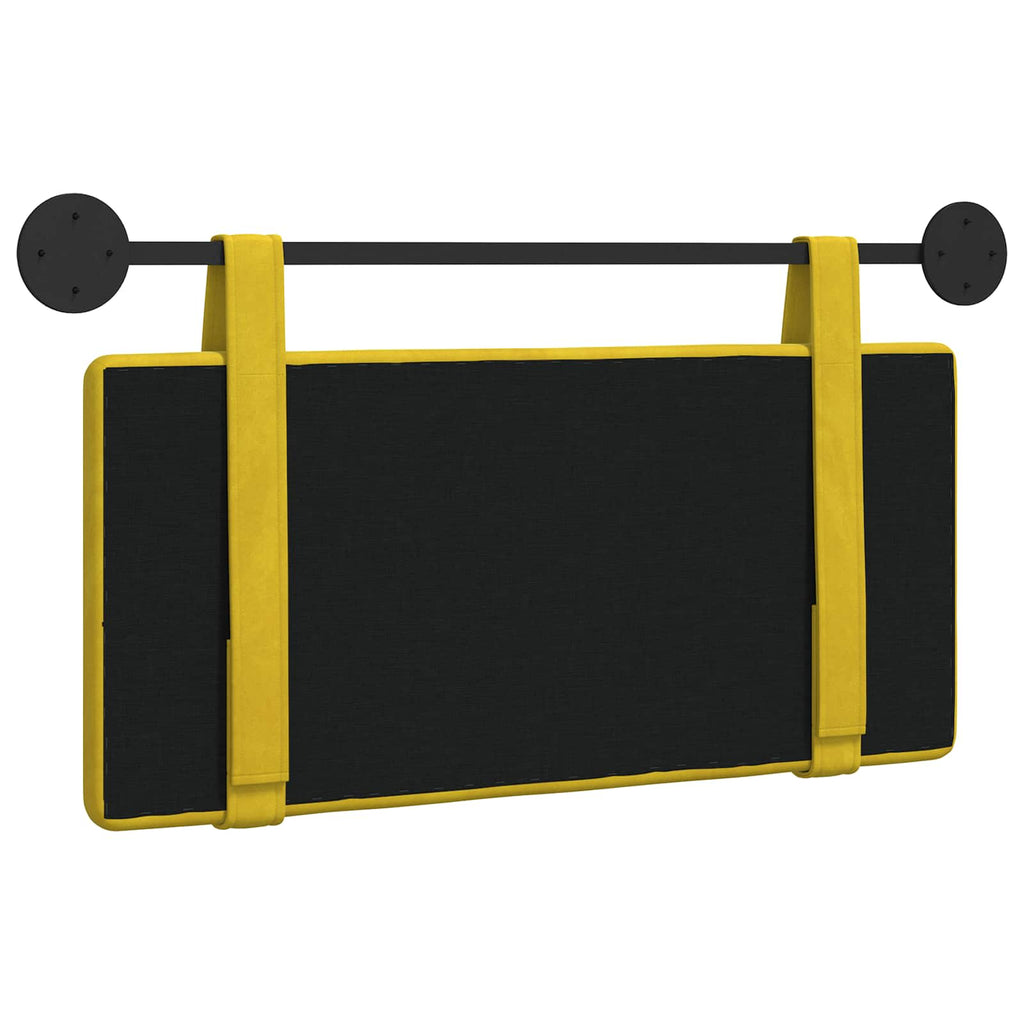 Cabecero colgante Amarillo Terciopelo