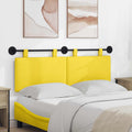 Cabecero colgante Amarillo Claro Tela de Pana