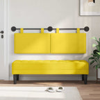 Cabecero colgante Amarillo Claro Tela de Pana