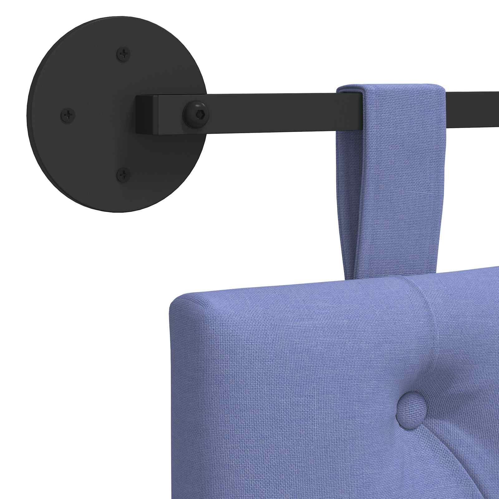 Cabecero colgante Azul jeans Tela