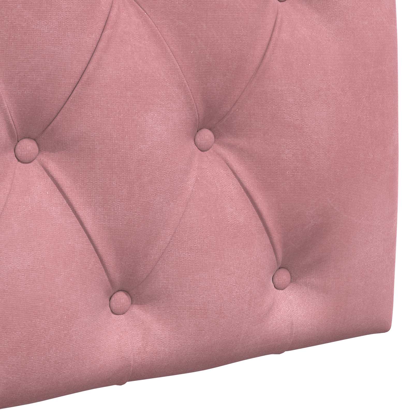 Cabecero colgante Rosa Terciopelo