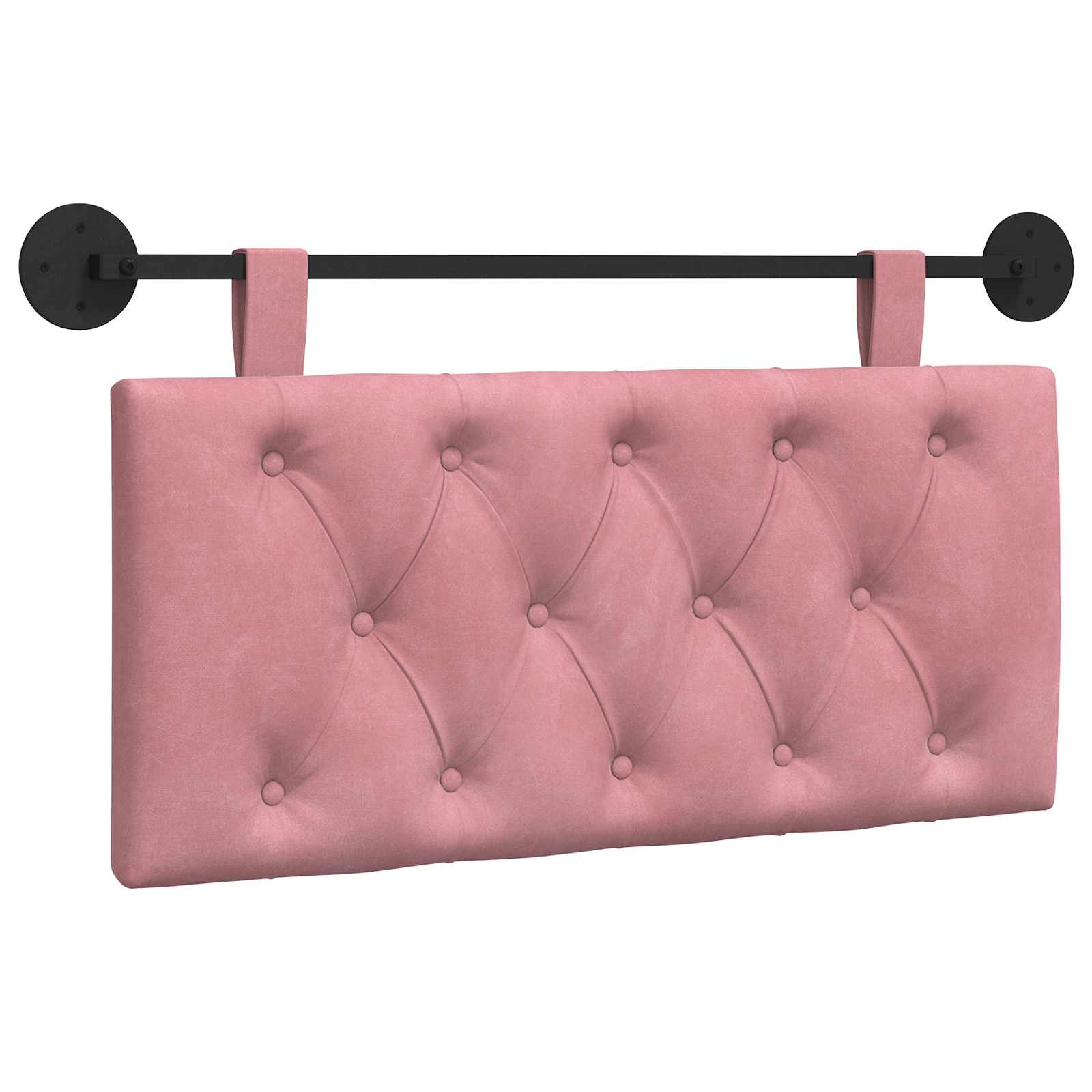 Cabecero colgante Rosa Terciopelo