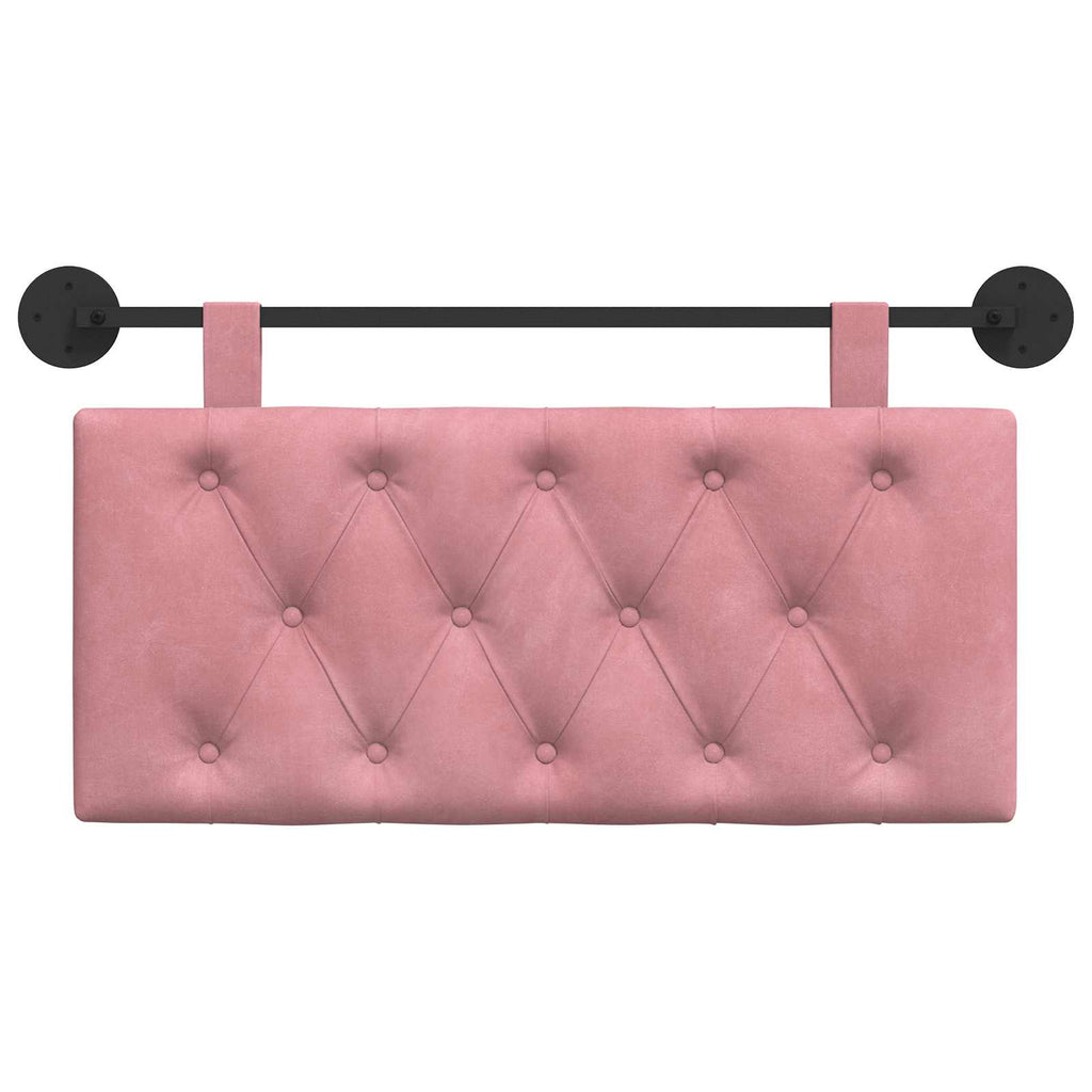 Cabecero colgante Rosa Terciopelo