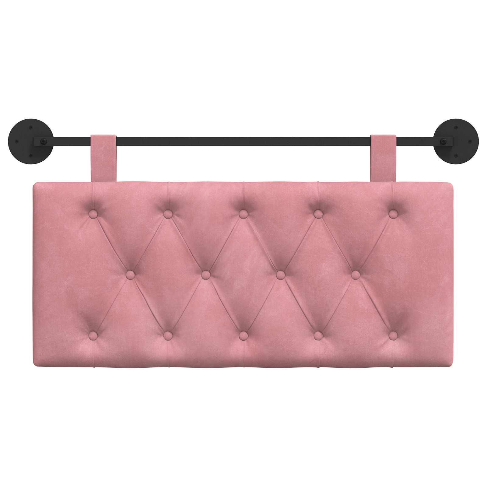Cabecero colgante Rosa Terciopelo