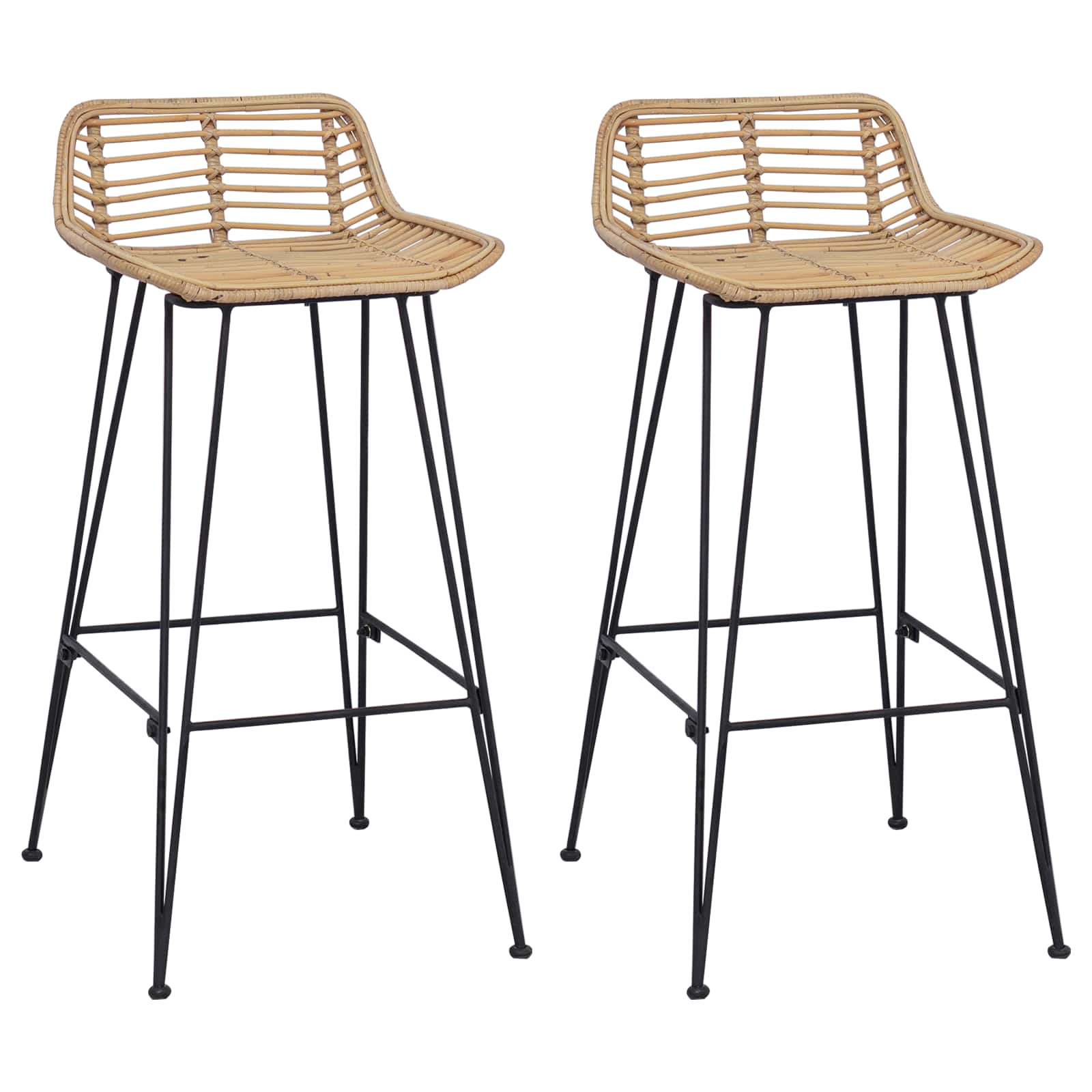 Silla de Bar 44 x 46 x 91 cm Hierro redondo de 10 mm
