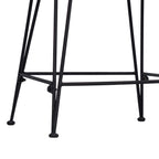Taburete de bar 2 pcs Natural 44 x 54 x 96 cm Ratán y acero