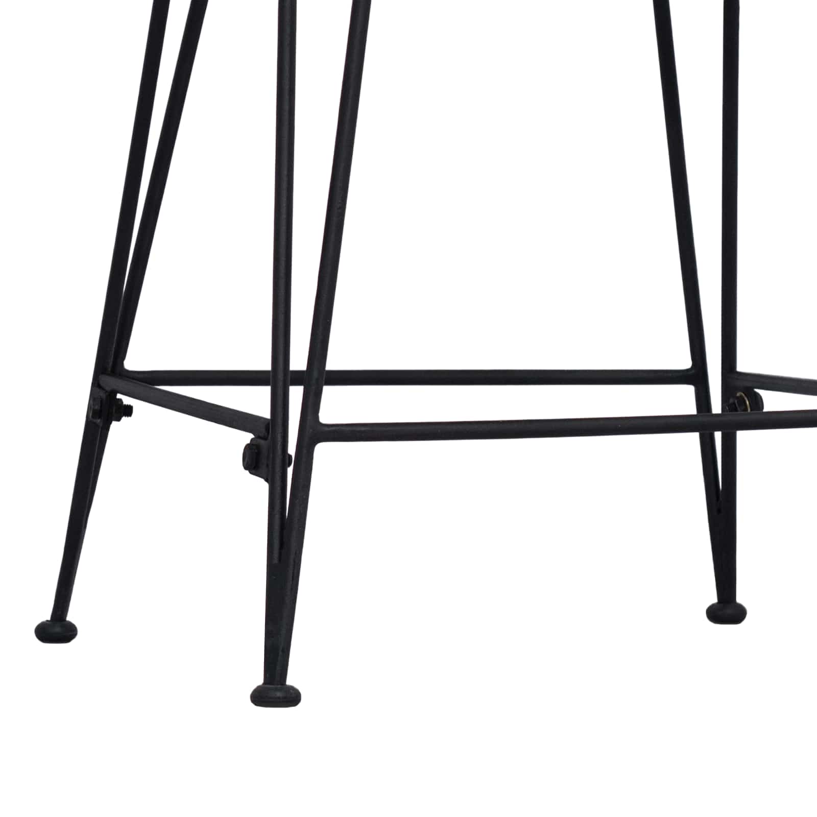 Taburete de bar 2 pcs Natural 44 x 54 x 96 cm Ratán y acero