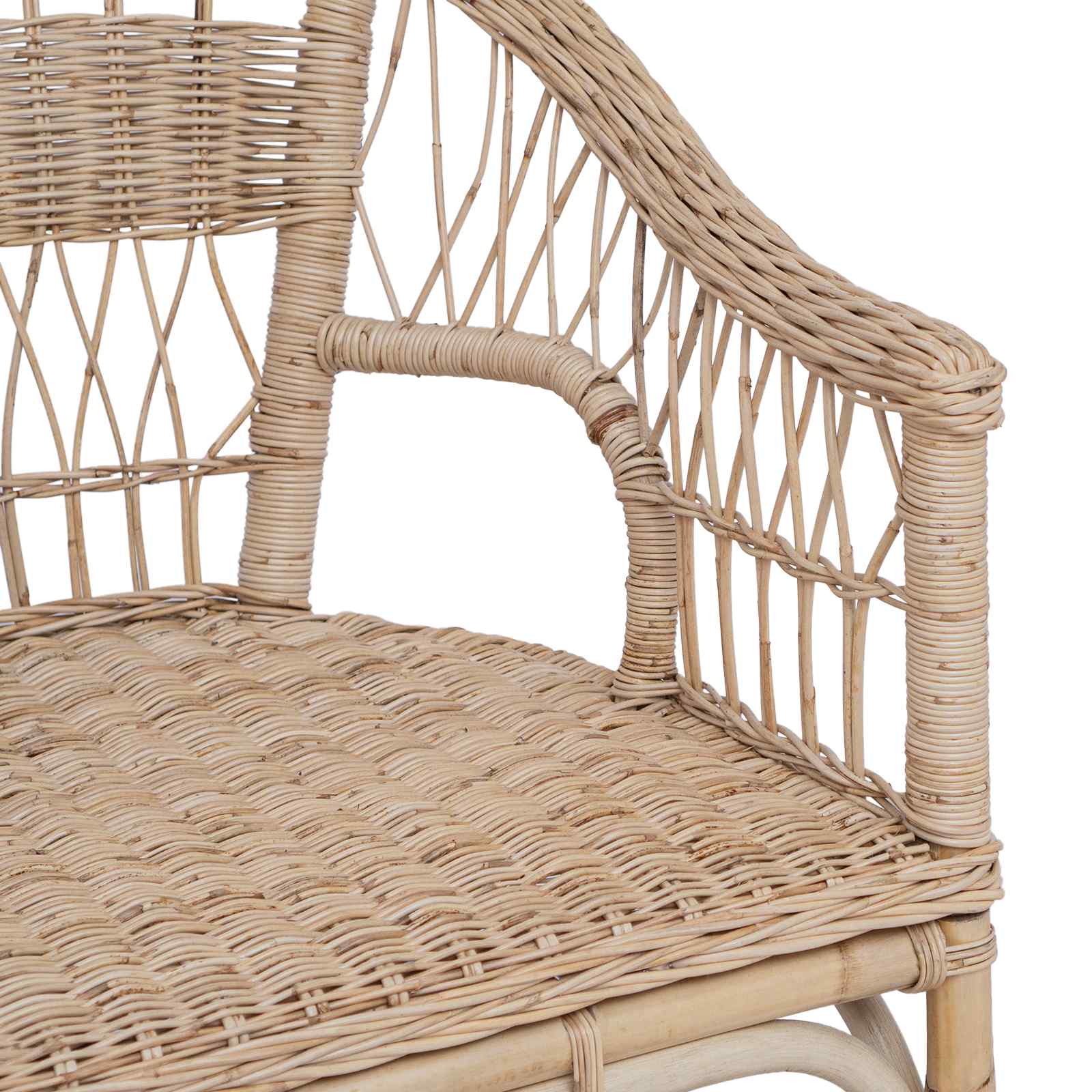 Silla Apilable Natural 60 x 60 x 81 cm Ratán