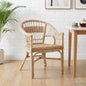 Cadeira Empilhável Natural 60 x 60 x 81 cm Rattan