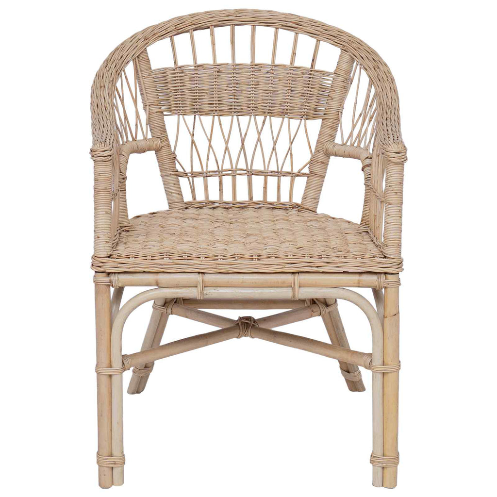 Silla Apilable Natural 60 x 60 x 81 cm Ratán
