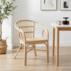 Silla Apilable Natural 58 x 60 x 81 cm Ratán