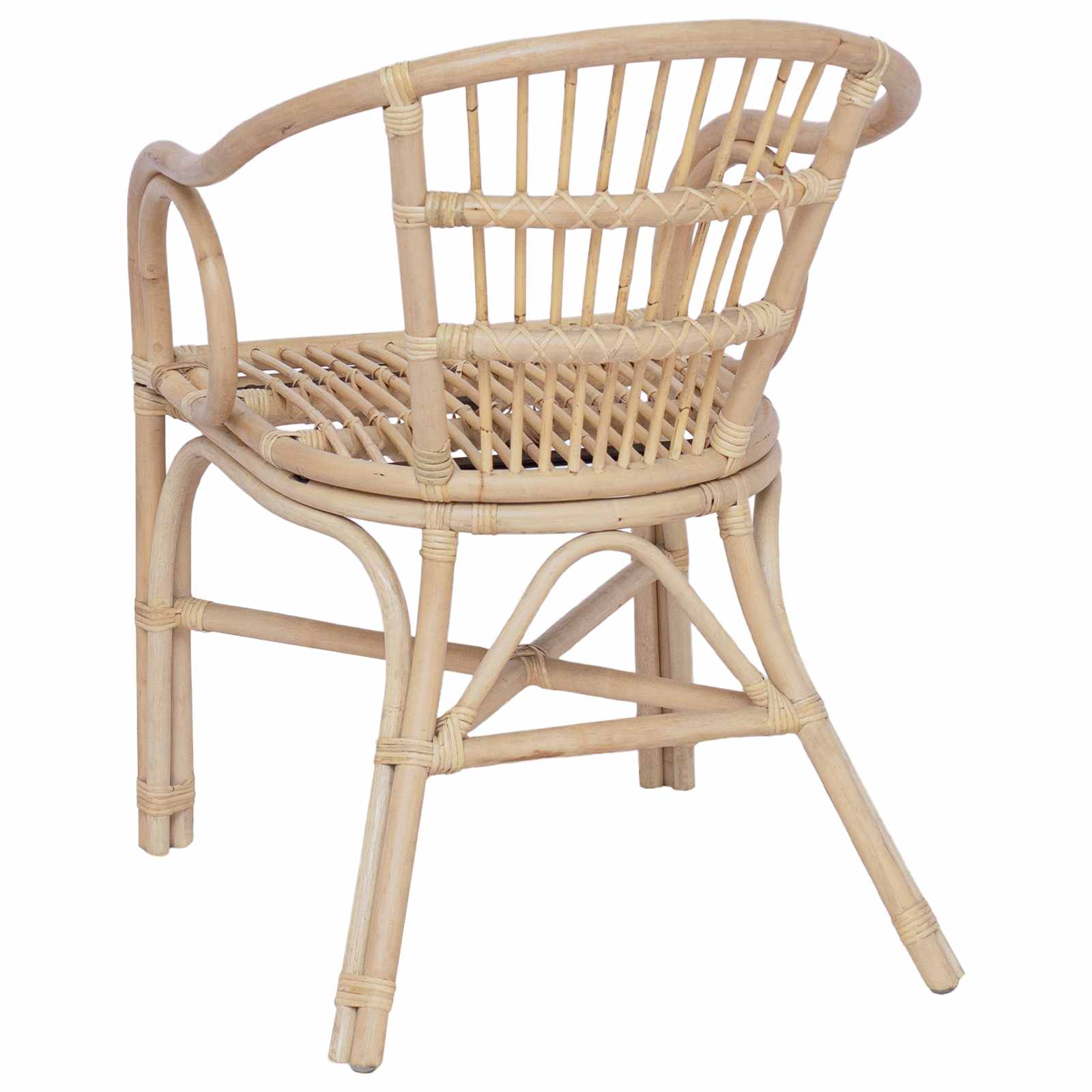 Silla Apilable Natural 58 x 60 x 81 cm Ratán