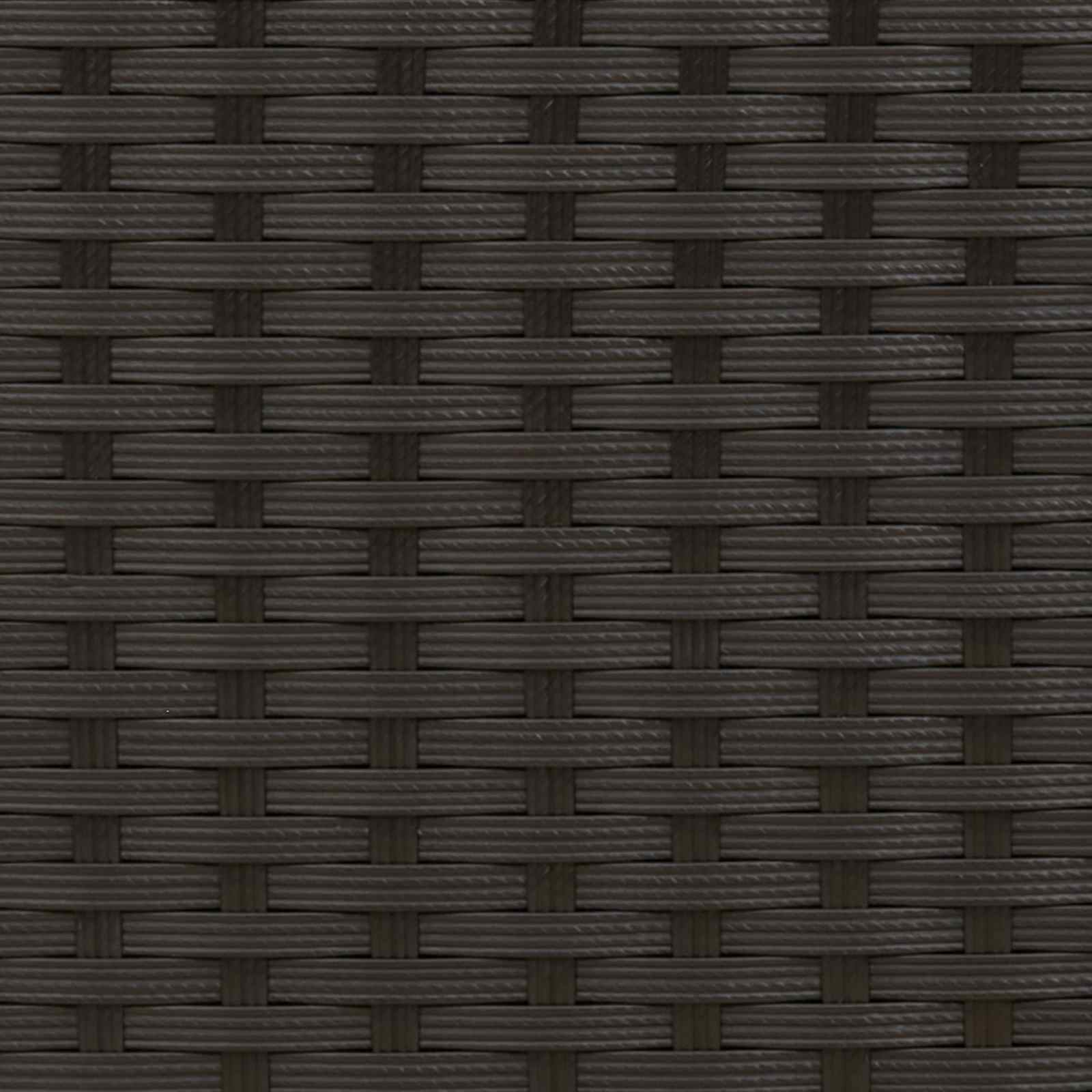 Juego de mesa y sofá con cojín 3 pcs Negro y Crema