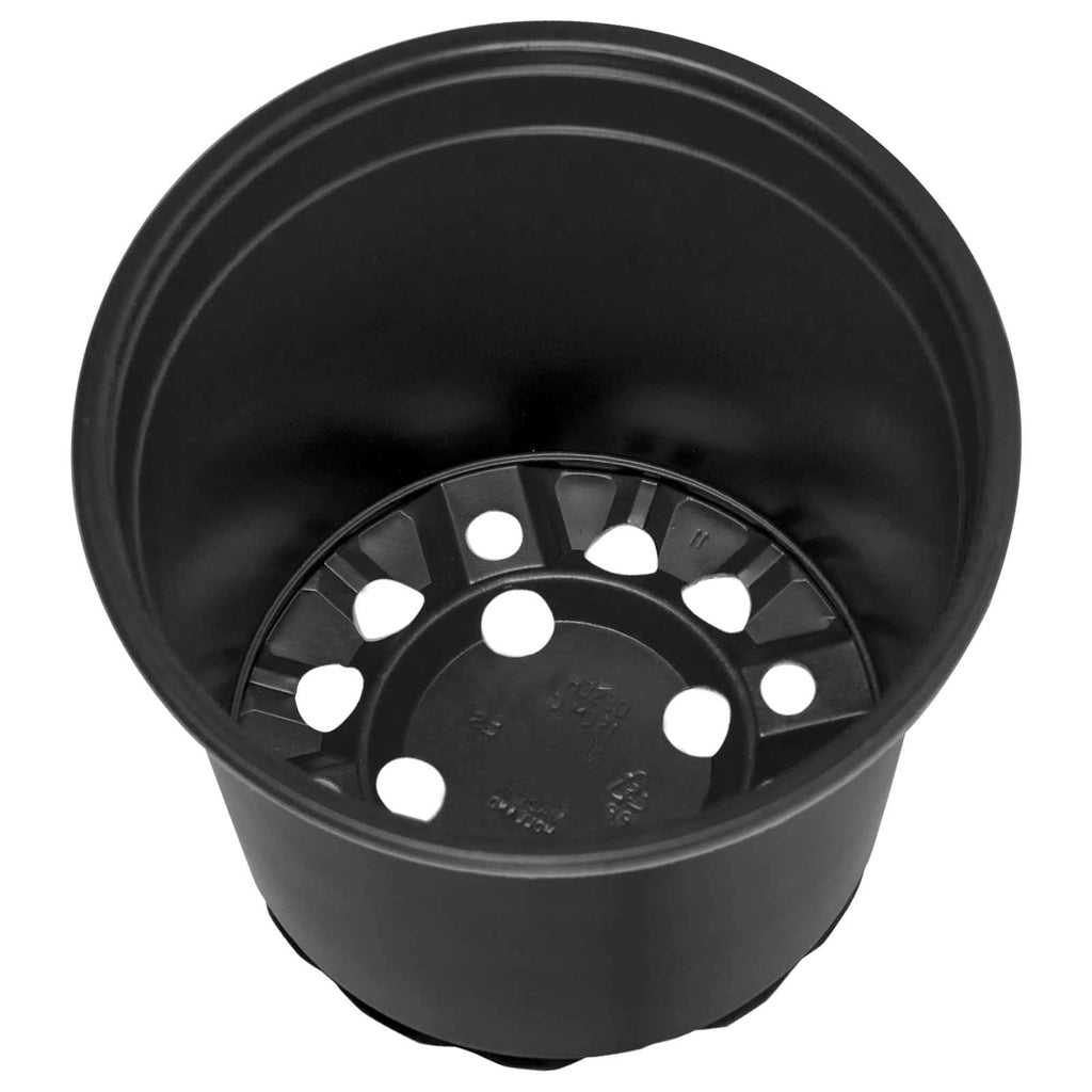 Maceta de flores 100 pcs Negro Ø 15 x 13 cm Plástico