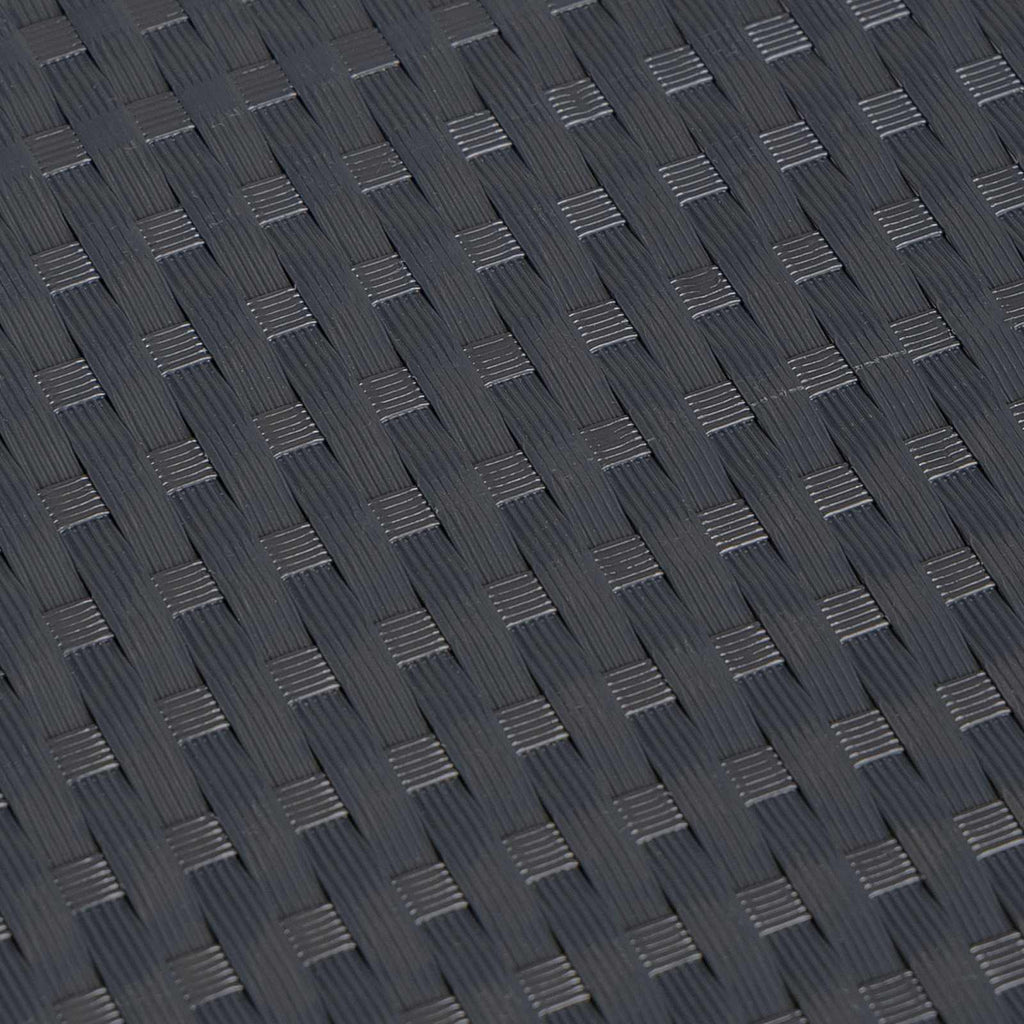 Pantalla de Balcón Gris oscuro 1000 x 100 cm ratán sintético