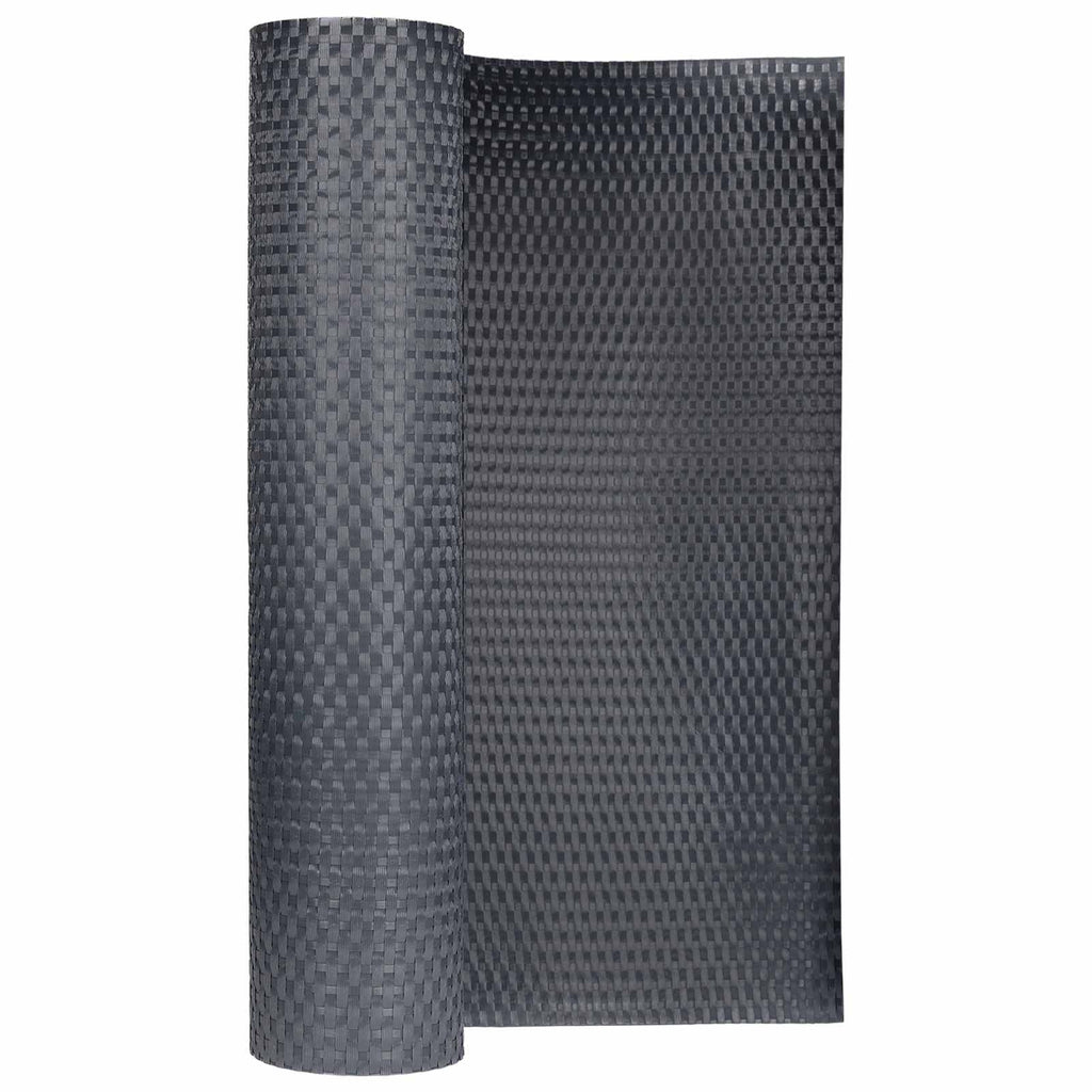 Pantalla de Balcón Gris oscuro 1000 x 100 cm ratán sintético