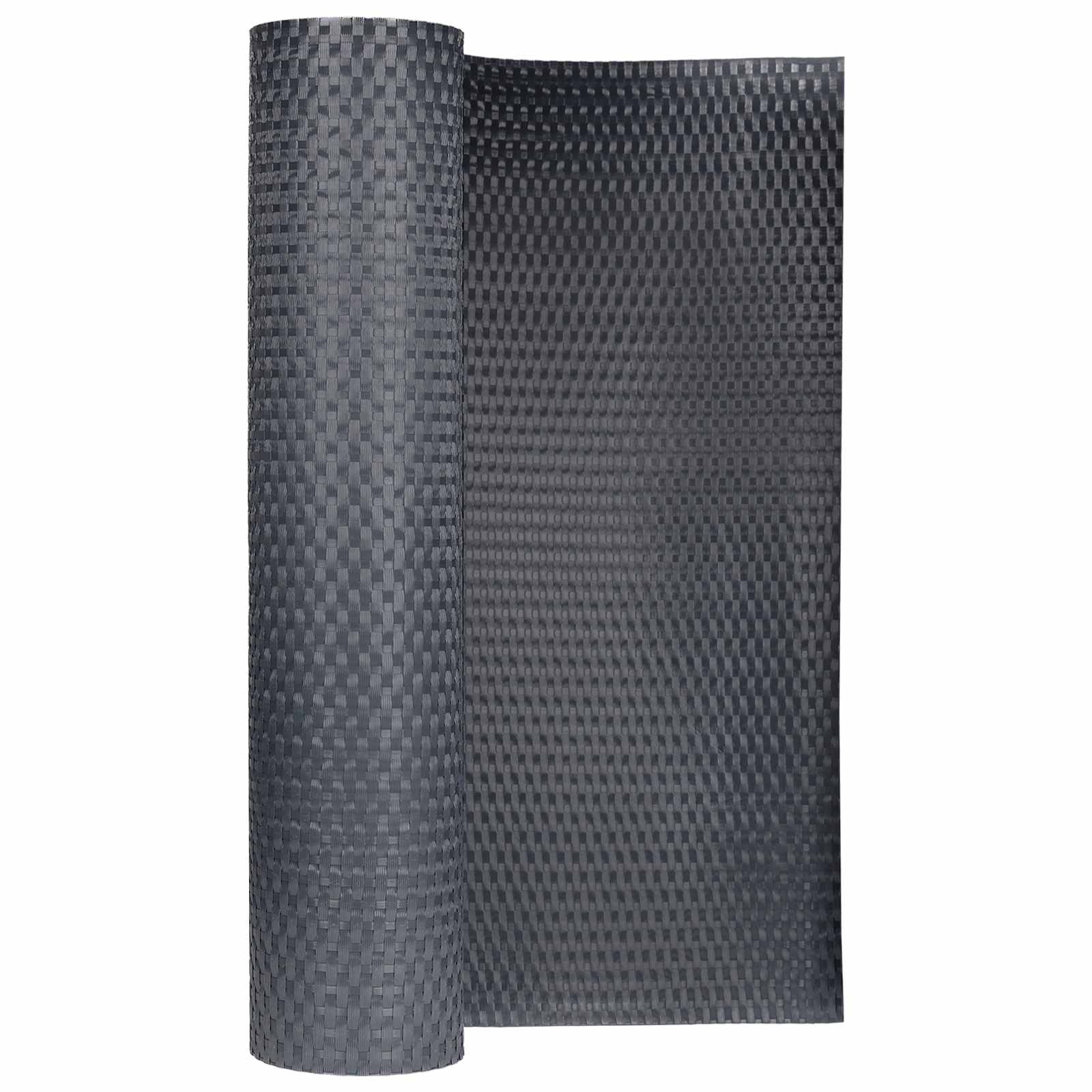 Pantalla de Balcón Gris oscuro 1000 x 100 cm ratán sintético