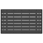 Juego de comedor para exteriores 3 pcs Negro ratán sintético