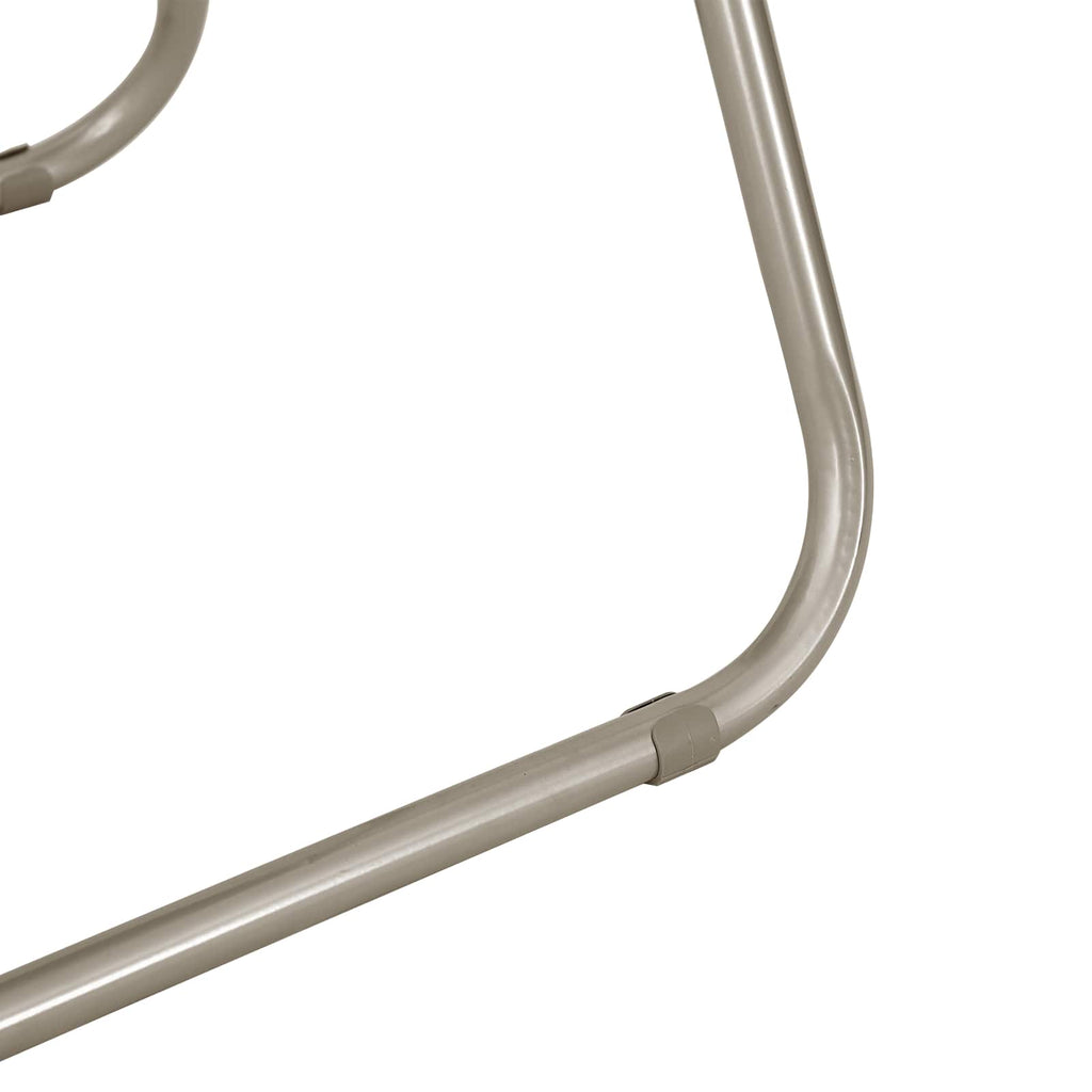 Silla Plegable 2 pcs Arena 48 x 43,5 x 81 cm Cuero sintético