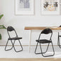 Folding Chair 2 pcs Sand 48 x 43.5 x 81 cm Faux Leather