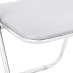 Silla Plegable 2 pcs 48 x 43,5 x 81 cm Cuero sintético