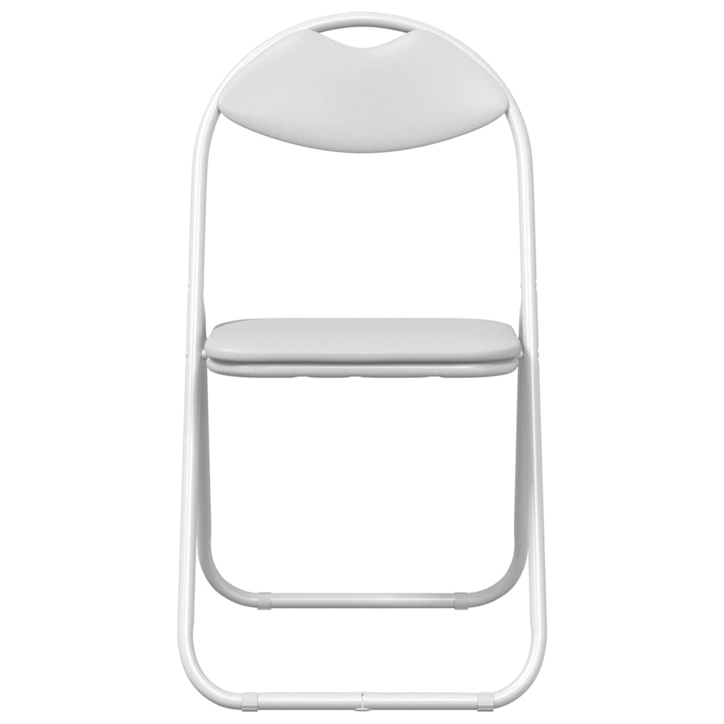 Silla Plegable 2 pcs 48 x 43,5 x 81 cm Cuero sintético