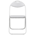 Silla Plegable 2 pcs 48 x 43,5 x 81 cm Cuero sintético