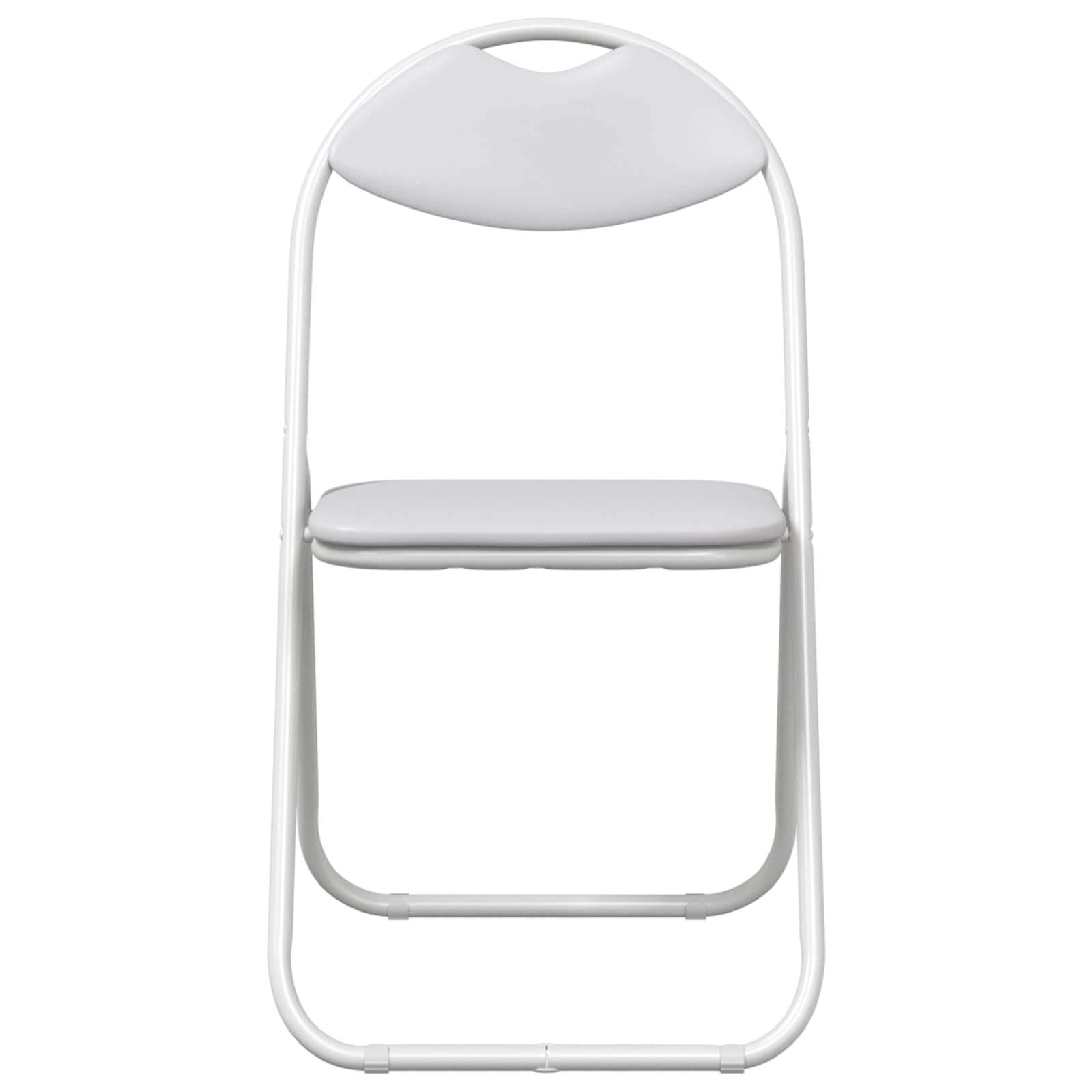 Silla Plegable 2 pcs 48 x 43,5 x 81 cm Cuero sintético