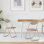Silla Plegable 2 pcs 48 x 43,5 x 81 cm Cuero sintético