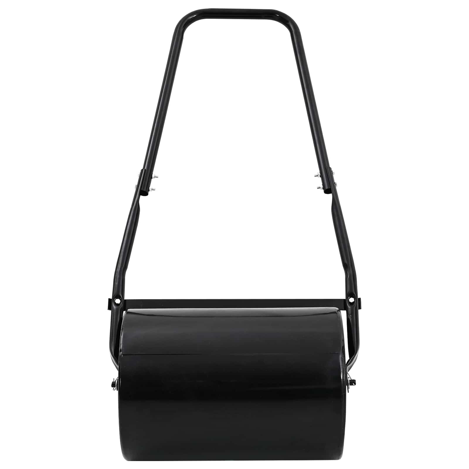 Rodillo de Césped de Jardín Negro 110 x 52 cm Hierro