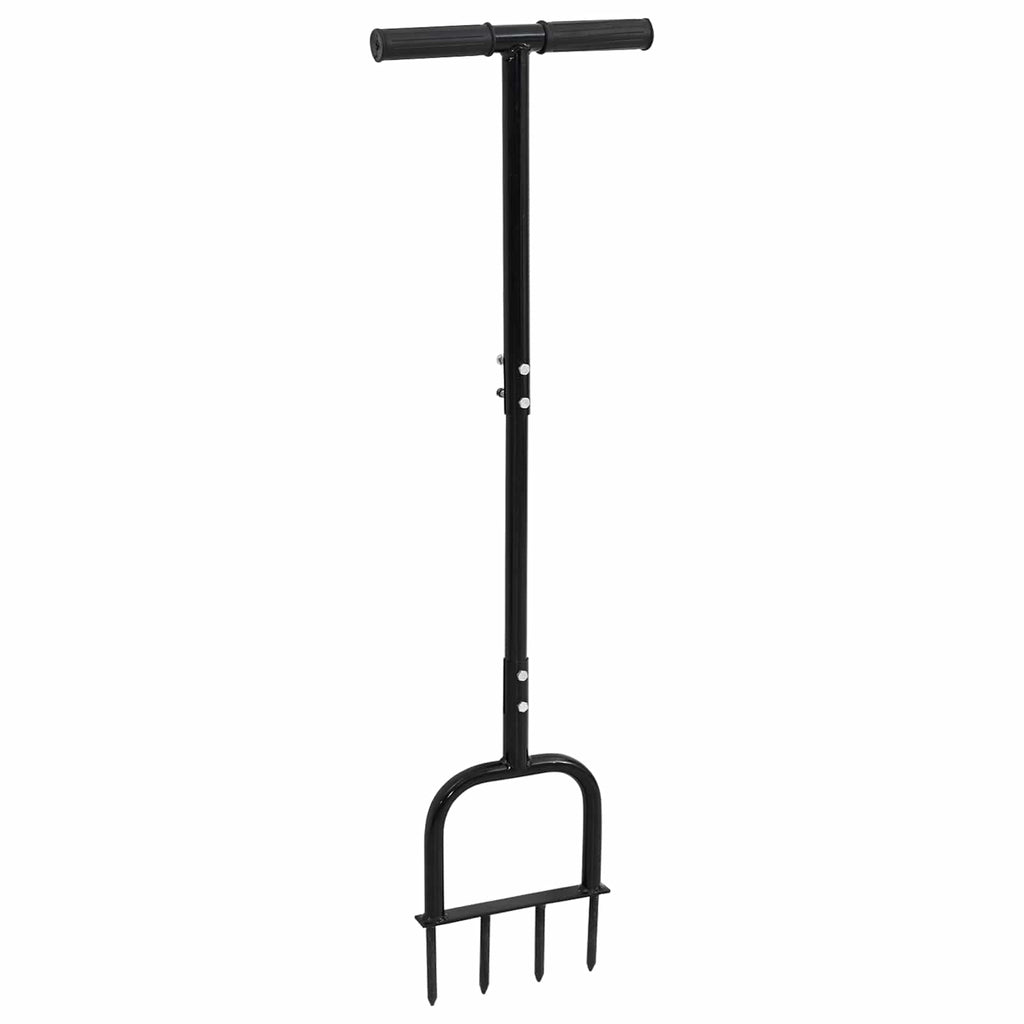 Herramienta Aireadora de Césped Negro 95 x 27 cm Plástico