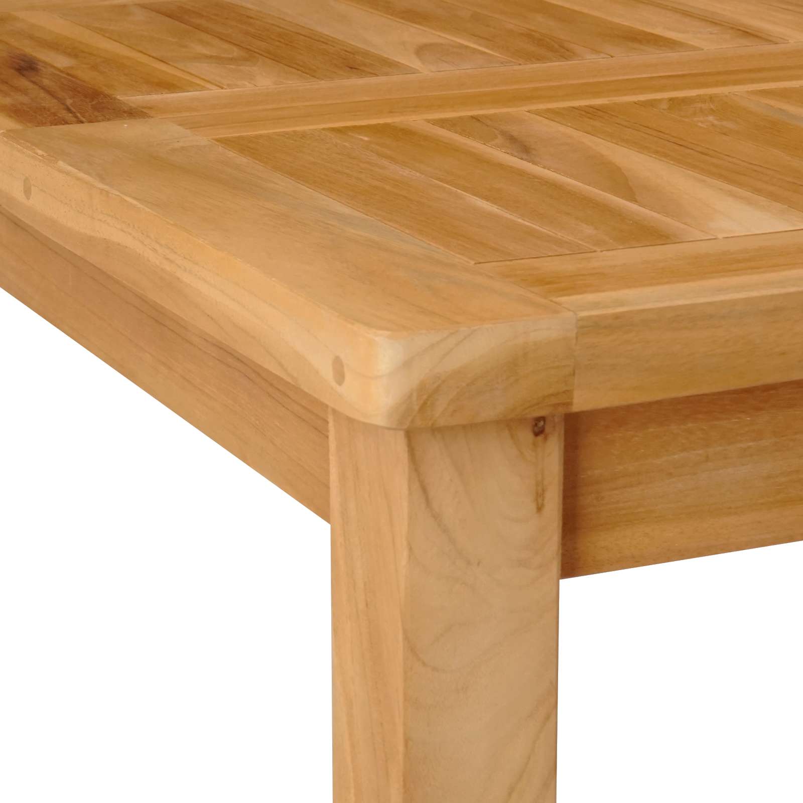 Mesa de Bar Natural 110 x 60 x 105 cm Teak Sólido