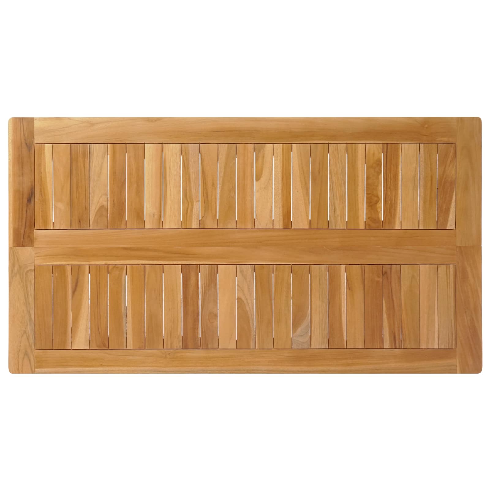 Mesa de Bar Natural 110 x 60 x 105 cm Teak Sólido