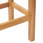 Taburete de bar 2 pcs Natural 35 x 35 x 75 cm