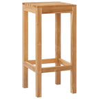 Taburete de bar 2 pcs Natural 35 x 35 x 75 cm