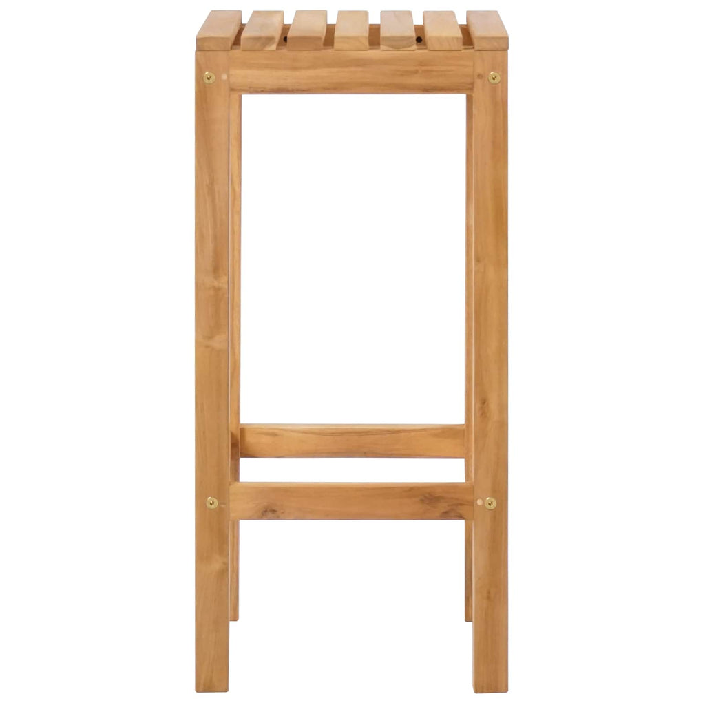 Taburete de bar 2 pcs Natural 35 x 35 x 75 cm
