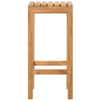 Taburete de bar 2 pcs Natural 35 x 35 x 75 cm