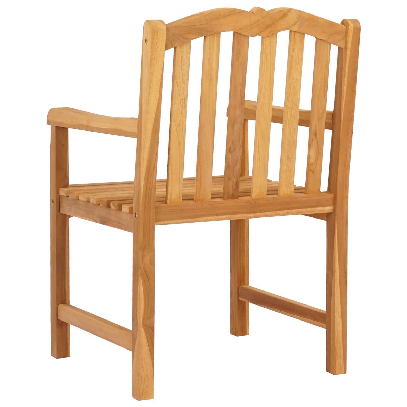 Silla de Jardín 2 pcs Natural 58 x 60 x 93 cm