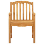 Silla de Jardín 2 pcs Natural 58 x 60 x 93 cm