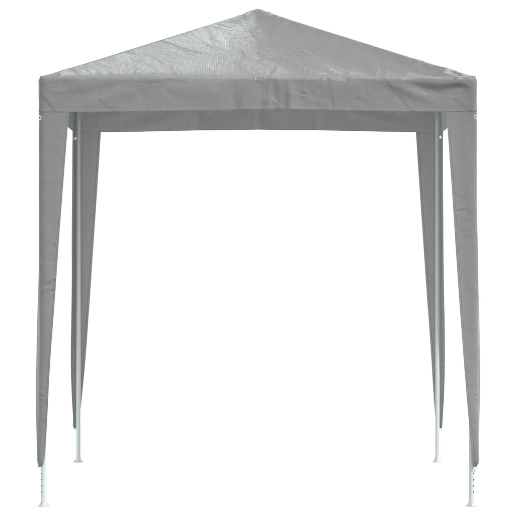 Carpa de Fiesta 200 x 200 x 240 cm Gris Claro PE y acero
