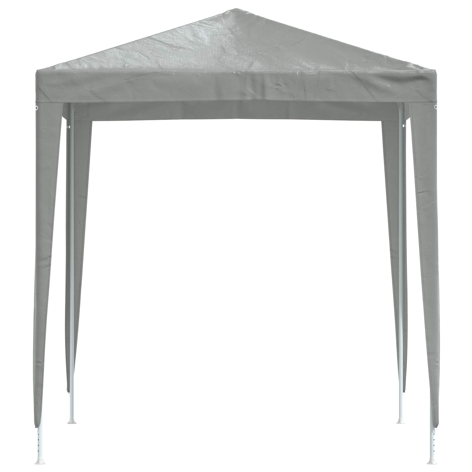 Carpa de Fiesta 200 x 200 x 240 cm Gris Claro PE y acero