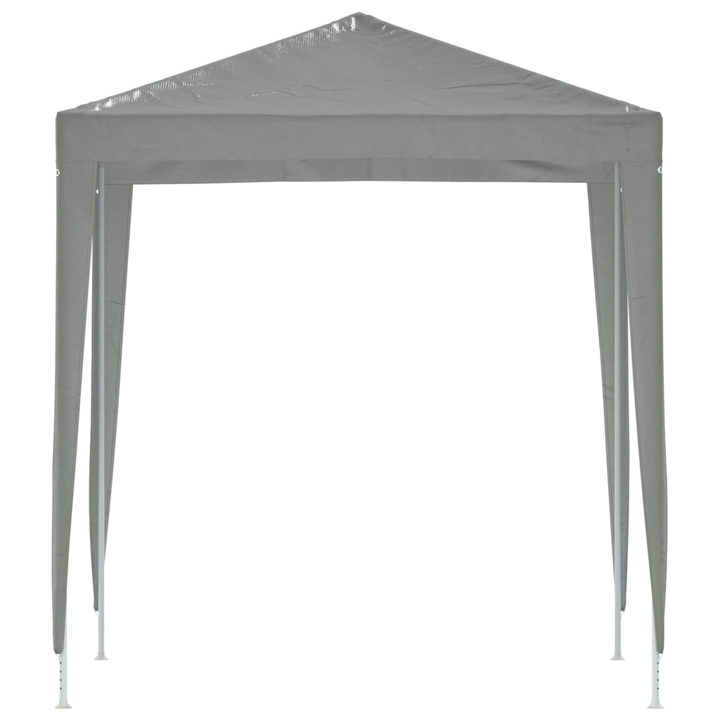Carpa de Fiesta 200 x 200 x 240 cm Gris Claro PE y acero