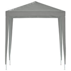 Carpa de Fiesta 200 x 200 x 240 cm Gris Claro PE y acero
