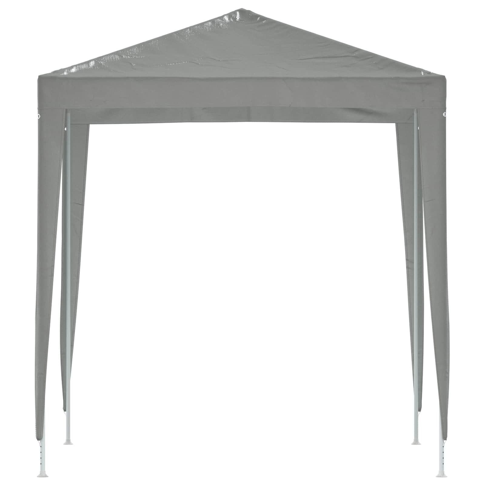 Carpa de Fiesta 200 x 200 x 240 cm Gris Claro PE y acero