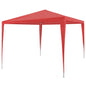 Carpa de Fiesta 400 x 300 x 255 cm Rojo PE y acero