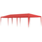 Carpa de Fiesta 400 x 300 x 255 cm Rojo PE y acero