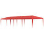 Carpa de Fiesta 400 x 300 x 255 cm Rojo PE y acero
