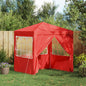Carpa de Fiesta Gris Claro 200 x 200 x 240 cm PE y acero