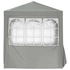 Carpa de Fiesta Gris Claro 200 x 200 x 240 cm PE y acero