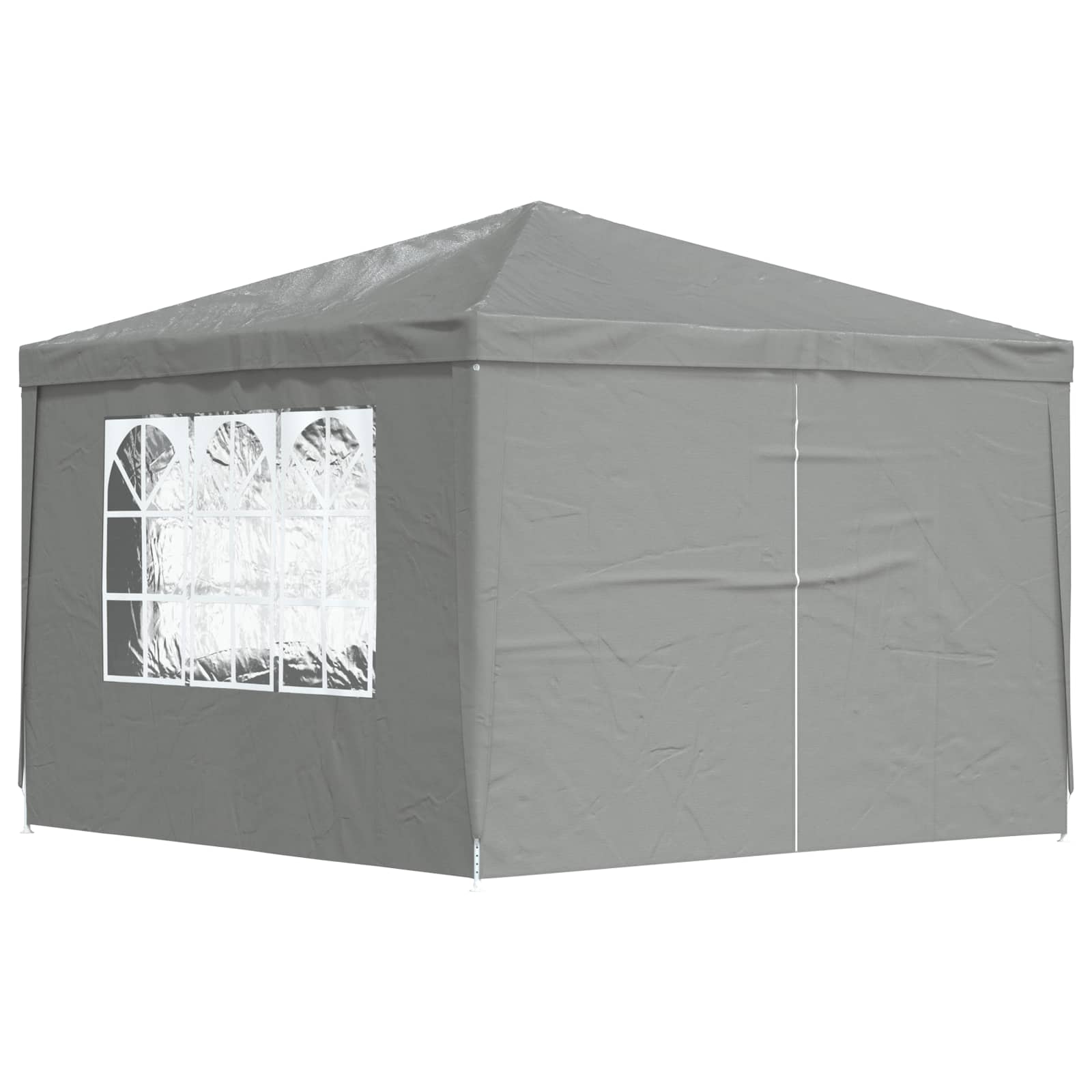 Carpa de Fiesta 1200 x 300 x 255 cm Gris Claro PE y acero